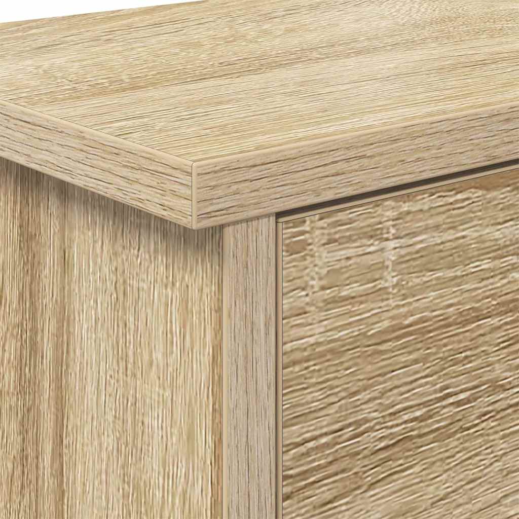 Vægmonteret Jakkeholder med hylde Sonoma eg 50 x 20 x 30 cm