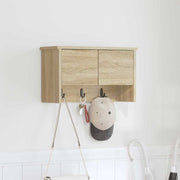 Vægmonteret Jakkeholder med hylde Sonoma eg 50 x 20 x 30 cm