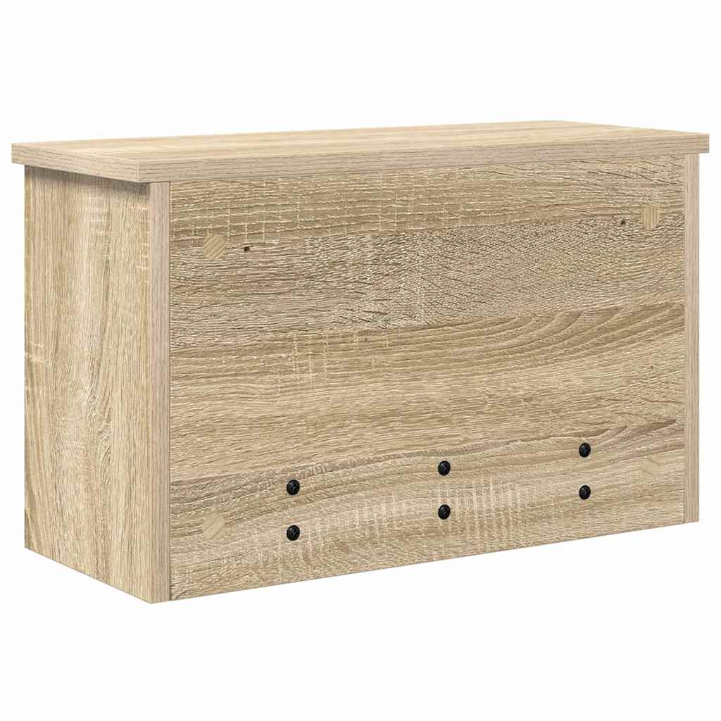 Vægmonteret Jakkeholder med hylde Sonoma eg 50 x 20 x 30 cm