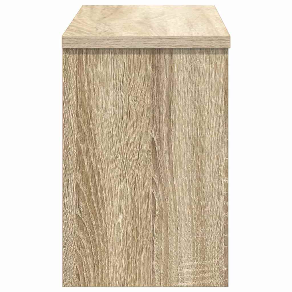 Vægmonteret Jakkeholder med hylde Sonoma eg 50 x 20 x 30 cm