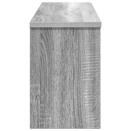 Vægmonteret Jakkeholder med hylde Grå Sonoma 80 x 20 x 30 cm