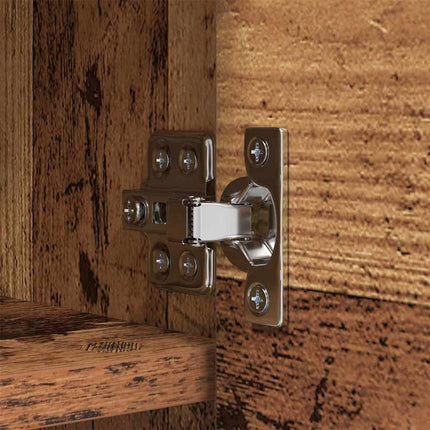Vægmonteret Jakkeholder med hylde Gammelt træ 80 x 20 x 30 cm