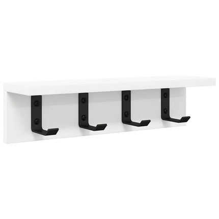 Vægmonteret Jakkeholder Vægmonteret Hvid 40 x 10,5 x 10,5 cm