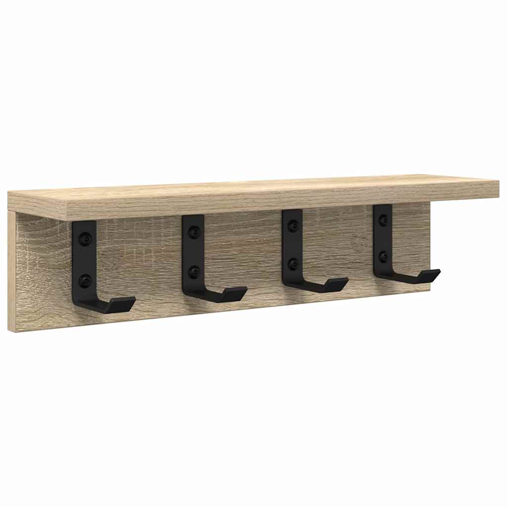 Vægmonteret Jakkeholder Sonoma eg 40 x 10,5 x 10,5 cm