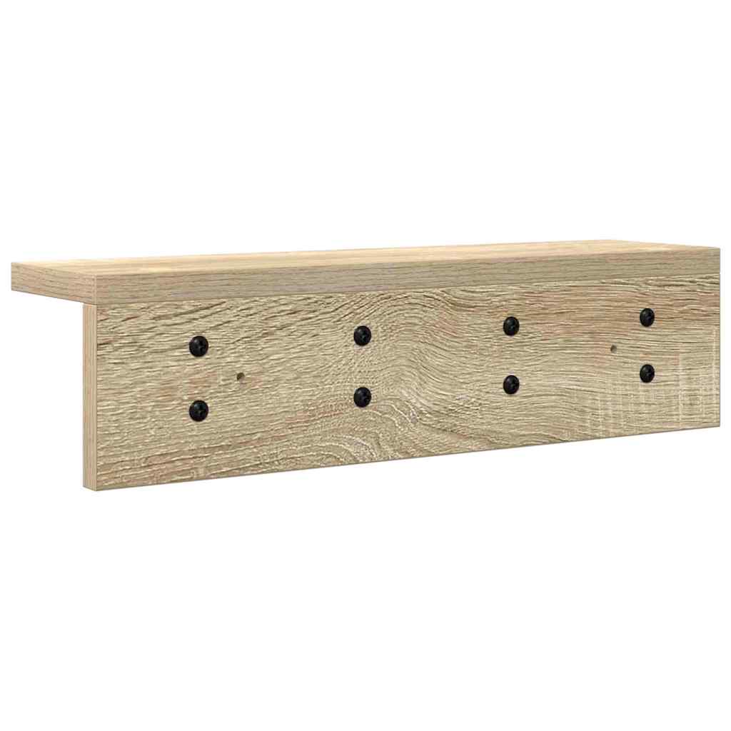 Vægmonteret Jakkeholder Sonoma eg 40 x 10,5 x 10,5 cm