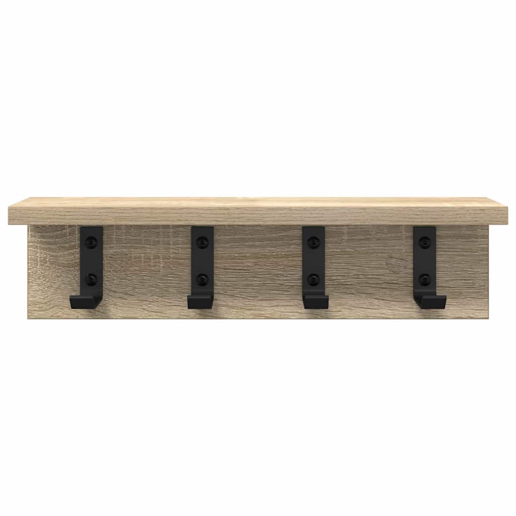 Vægmonteret Jakkeholder Sonoma eg 40 x 10,5 x 10,5 cm