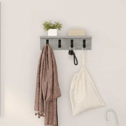 Vægmonteret Jakkeholder Beton Grå 40 x 10,5 x 10,5 cm