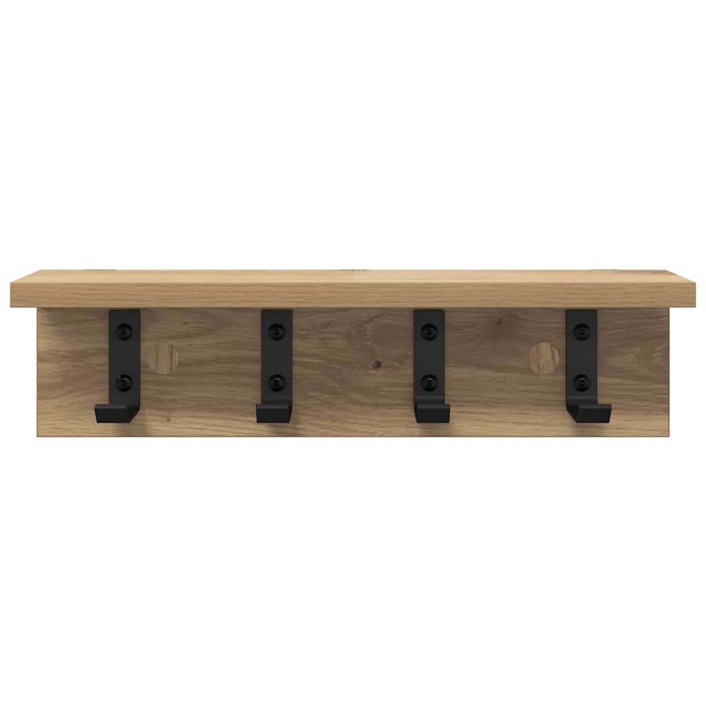 Vægmonteret Jakkeholder Artisan Egetræ 40 x 10,5 x 10,5 cm