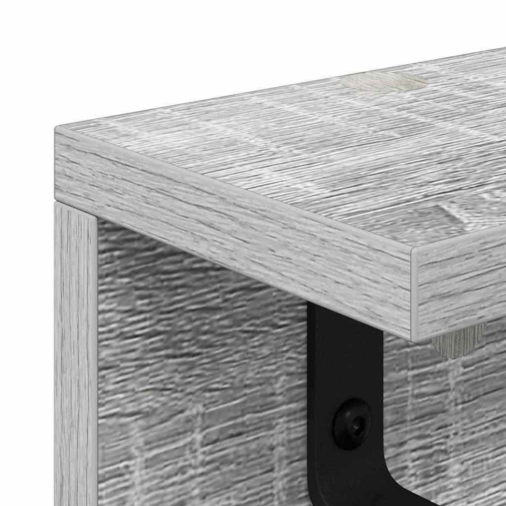 Vægmonteret Jakkeholder Grå Sonoma 60 x 10,5 x 10,5 cm