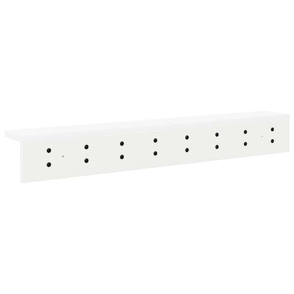 Vægmonteret Jakkeholder Vægmonteret Hvid 80 x 10,5 x 10,5 cm