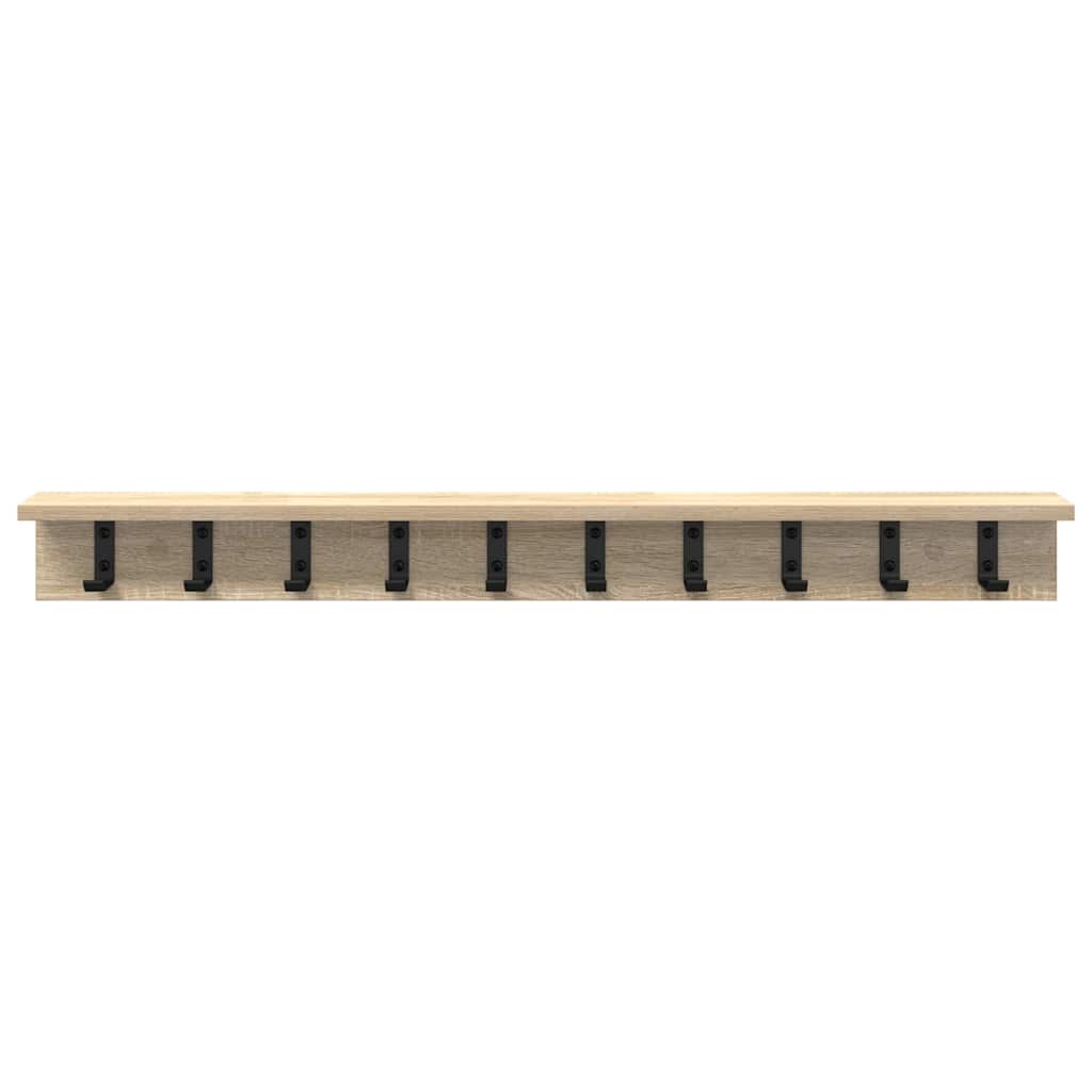 Vægmonteret Jakkeholder Sonoma eg 100 x 10,5 x 10,5 cm