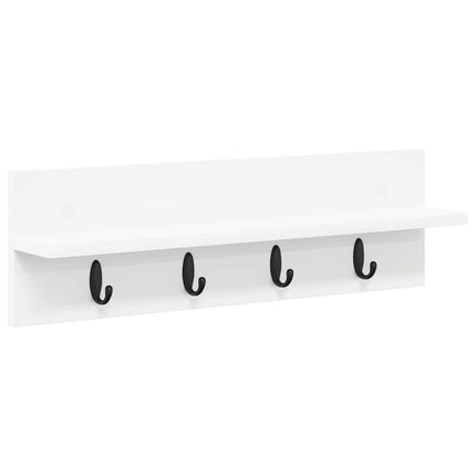 Vægmonteret Jakkeholder Vægmonteret Hvid 60 x 10,5 x 18 cm