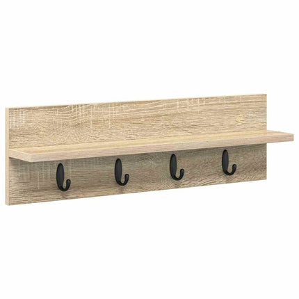 Vægmonteret Jakkeholder Vægmonteret Sonoma eg 60 x 10,5 x 18 cm