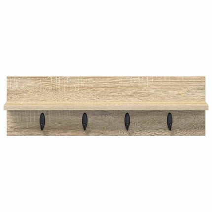 Vægmonteret Jakkeholder Vægmonteret Sonoma eg 60 x 10,5 x 18 cm