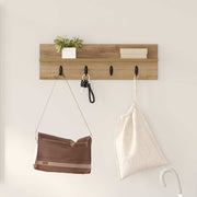 Vægmonteret Jakkeholder Artisan Egetræ 60 x 10,5 x 18 cm