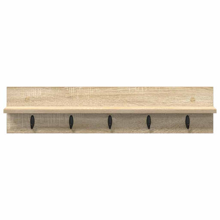 Vægmonteret Jakkeholder Vægmonteret Sonoma eg 80 x 10,5 x 18 cm