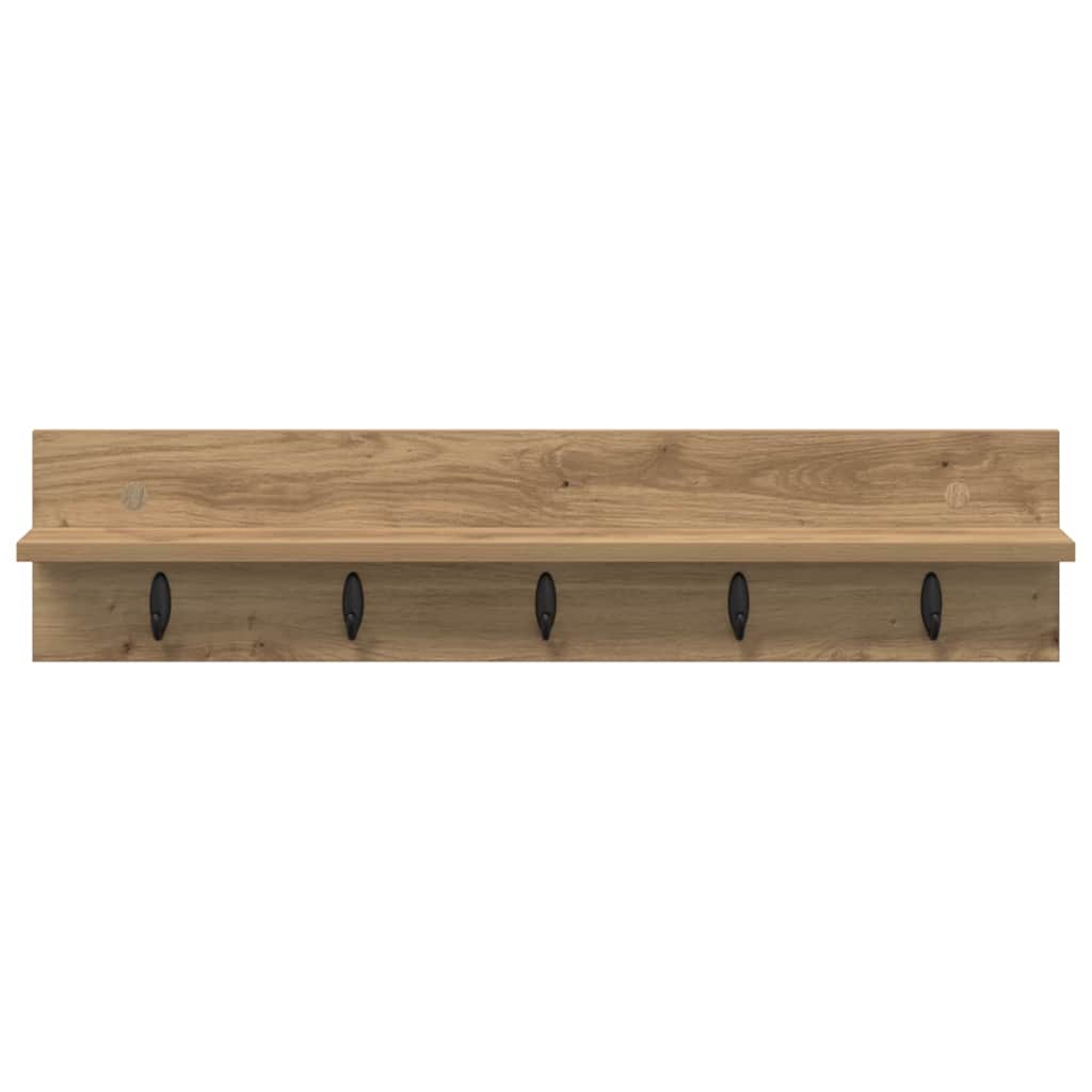 Vægmonteret Jakkeholder Artisan Egetræ 80 x 10,5 x 18 cm