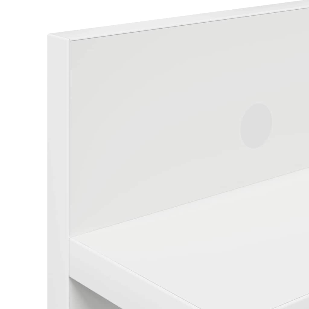 Vægmonteret Jakkeholder Hvid 100 x 10,5 x 18 cm Konstrueret træ