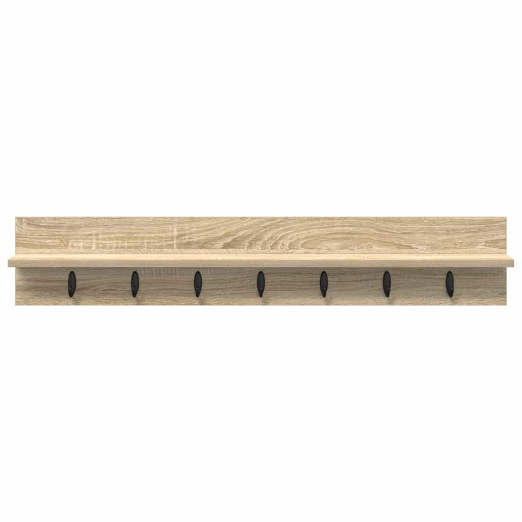 Vægmonteret Jakkeholder Sonoma eg 100 x 10,5 x 18 cm