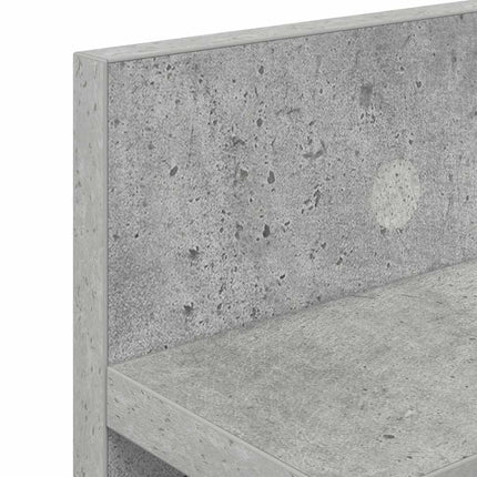 Vægmonteret Jakkeholder Beton Grå 100 x 10,5 x 18 cm