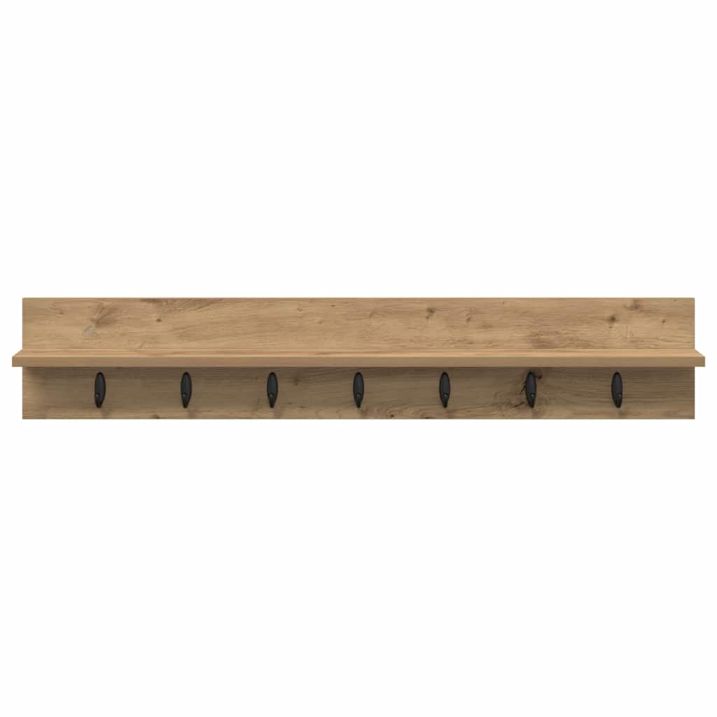 Vægmonteret Jakkeholder Artisan Egetræ 100 x 10,5 x 18 cm