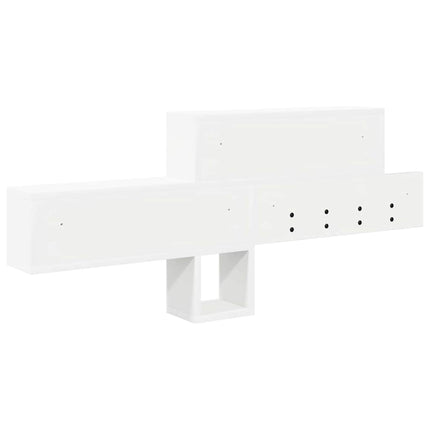 Vægmonteret Jakkeholder Vægmonteret Hvid 100 x 12 x 43,5 cm