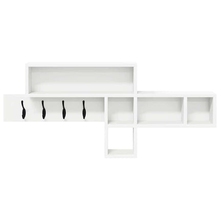 Vægmonteret Jakkeholder Vægmonteret Hvid 100 x 12 x 43,5 cm