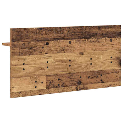 Vægmonteret Jakkeholder med hylde Gammelt træ 80 x 40 x 12 cm