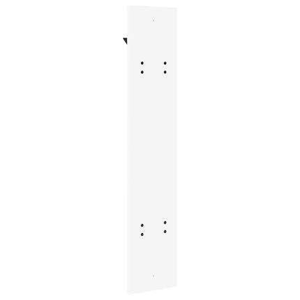 Vægmonteret Jakkeholder Vægmonteret Hvid 20 x 1,5 x 100 cm