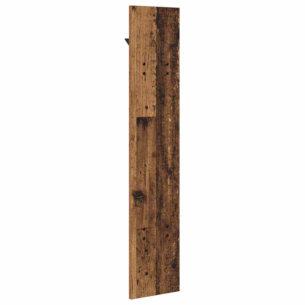 Vægmonteret Jakkeholder Gammelt træ 20 x 1,5 x 100 cm