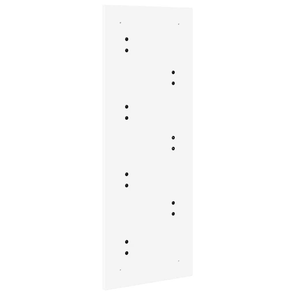 Vægmonteret Jakkeholder Hvid 30 x 1,5 x 80 cm Konstrueret træ