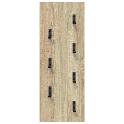 Vægmonteret Jakkeholder Vægmonteret Sonoma eg 30 x 1,5 x 80 cm