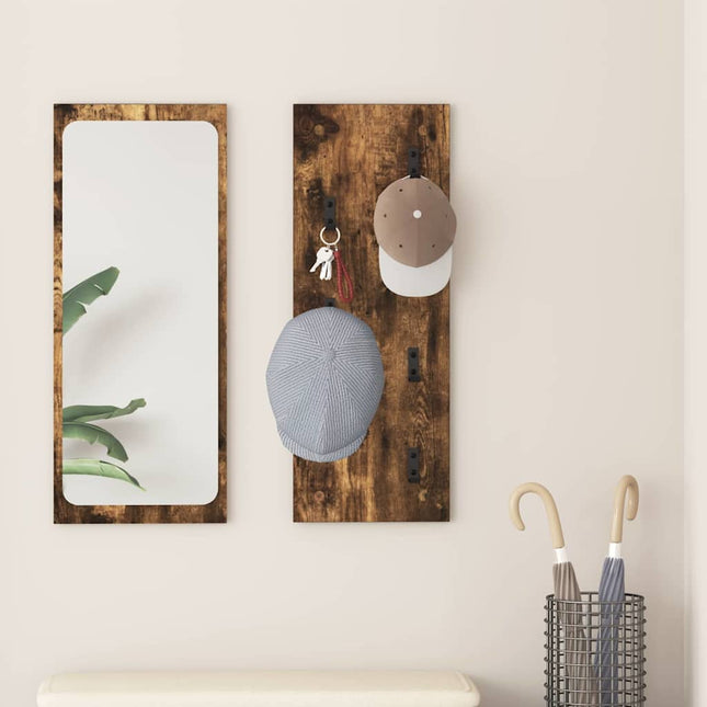 Vægmonteret Jakkeholder Vægmonteret Røget eg 30 x 1,5 x 80 cm