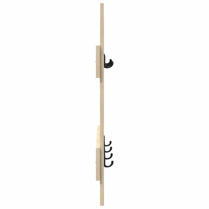 Vægmonteret Jakkeholder Vægmonteret Sonoma eg 60 x 3 x 82 cm