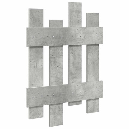 Vægmonteret Jakkeholder Vægmonteret Beton Grå 60 x 3 x 82 cm