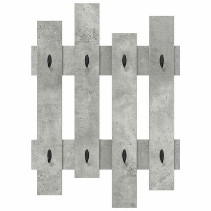 Vægmonteret Jakkeholder Vægmonteret Beton Grå 60 x 3 x 82 cm