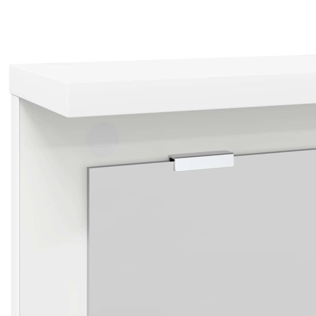 Vægmonteret Jakkeholder Hvid 85 x 10 x 45 cm Konstrueret træ