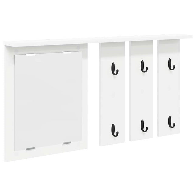 Vægmonteret Jakkeholder Vægmonteret Hvid 85 x 10 x 45 cm