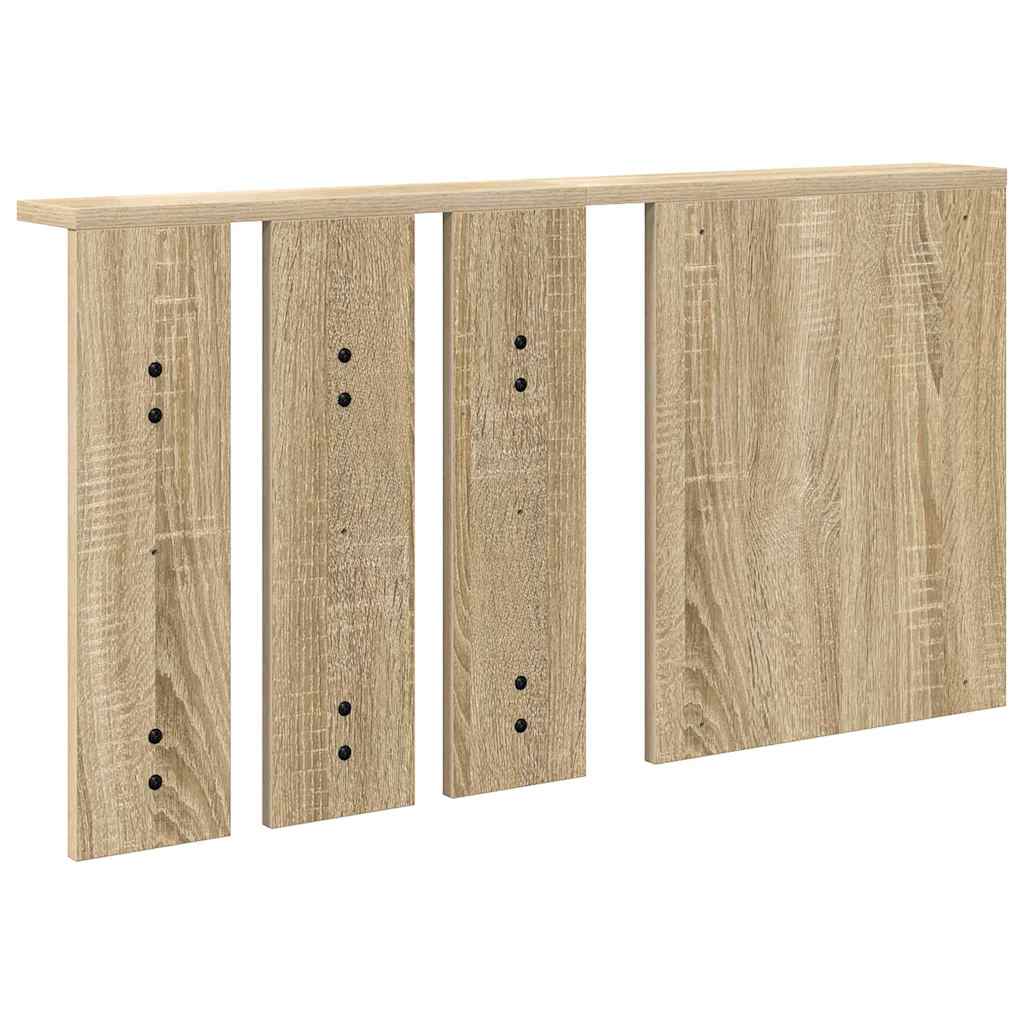 Vægmonteret Jakkeholder med hylde Sonoma-eg 85 x 10 x 45 cm