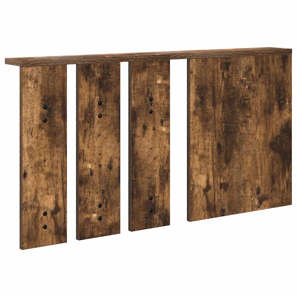 Vægmonteret Jakkeholder med hylde Røget eg 85 x 10 x 45 cm