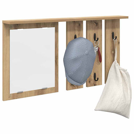 Vægmonteret Jakkeholder Vægmonteret artisan eg 85 x 10 x 45 cm