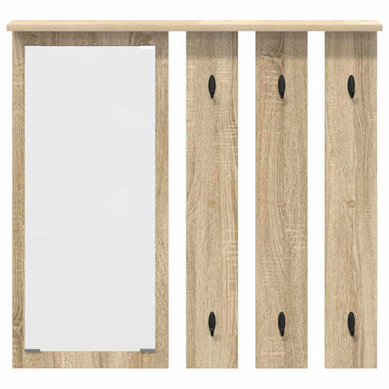 Vægmonteret Jakkeholder Vægmonteret Sonoma-eg 84 x 10 x 80 cm