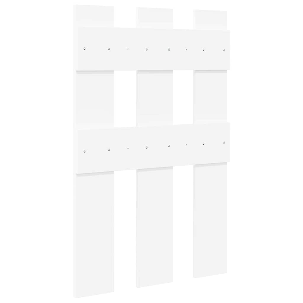 Vægmonteret Jakkeholder Hvid 65 x 3 x 100 cm Konstrueret træ