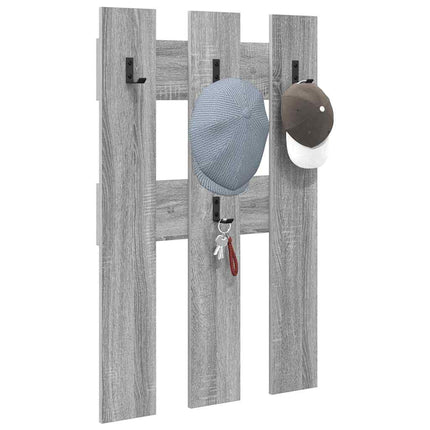 Vægmonteret Jakkeholder Vægmonteret Grå Sonoma 65 x 3 x 100 cm