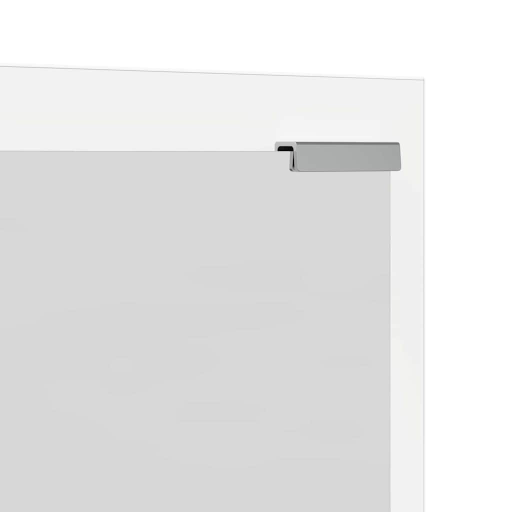 Vægmonteret Jakkeholder Hvid 100 x 10 x 100 cm Konstrueret træ