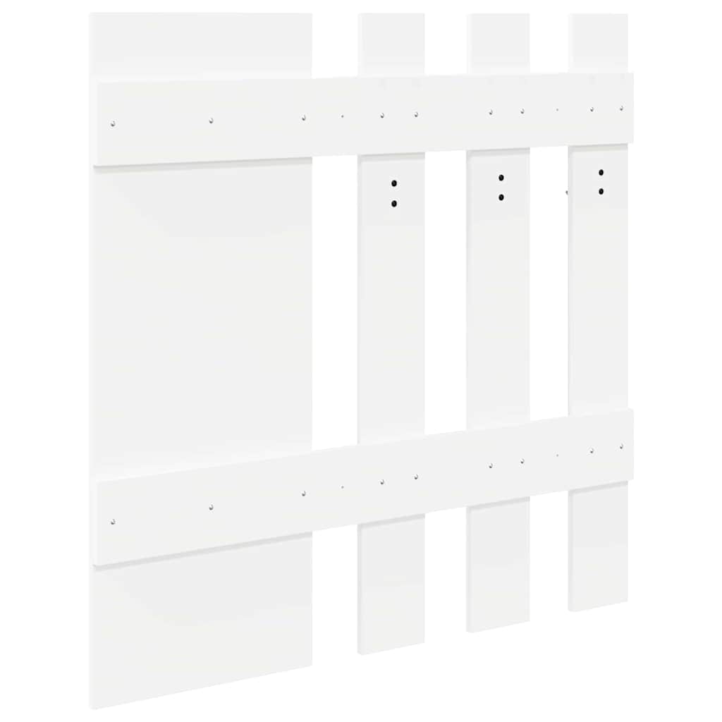 Vægmonteret Jakkeholder Hvid 100 x 10 x 100 cm Konstrueret træ