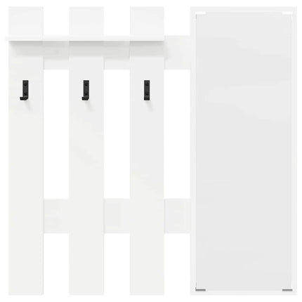 Vægmonteret Jakkeholder Vægmonteret Hvid 100 x 10 x 100 cm