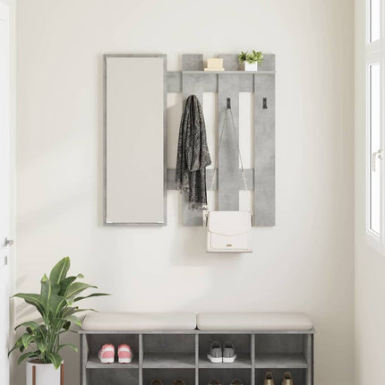 Vægmonteret Jakkeholder Vægmonteret Beton Grå 100 x 10 x 100 cm