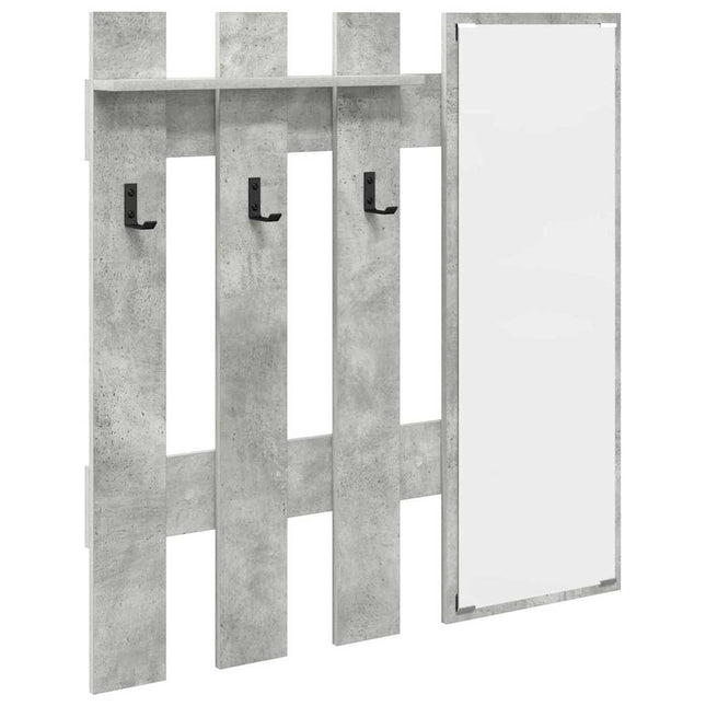 Vægmonteret Jakkeholder Vægmonteret Beton Grå 100 x 10 x 100 cm