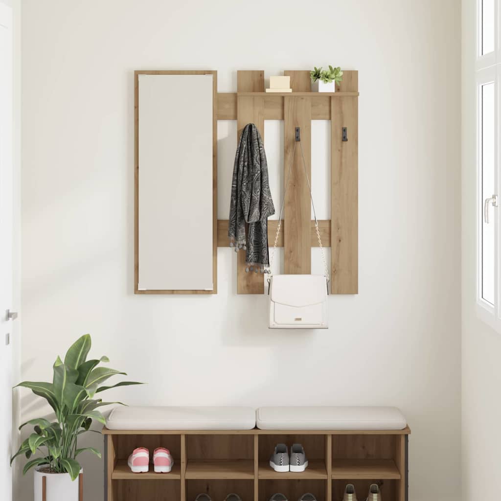 Vægmonteret Jakkeholder Artisan Egetræ 100 x 10 x 100 cm